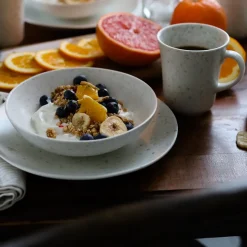 PORSGRUNDS PORSELÆNSFABRIK Porsgrunds Porselænsfabrik Natur Dyp Tallerken 16cm Lys Granitt New