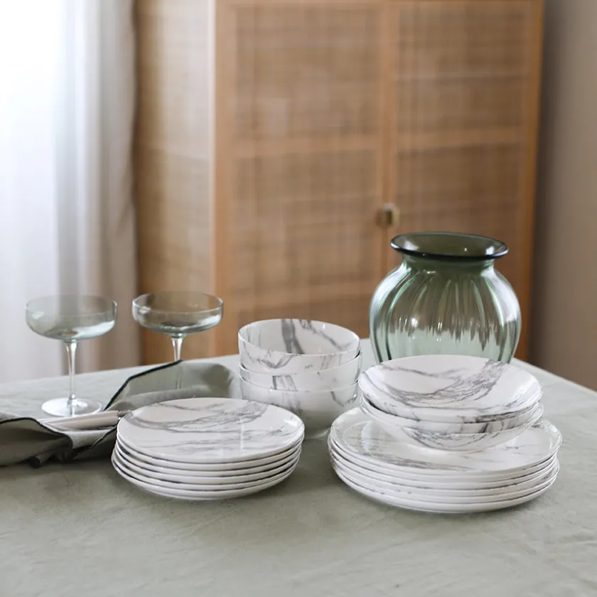 PORSGRUNDS PORSELÆNSFABRIK Porsgrunds Porselænsfabrik Marmor Asjett 21cm Clearance