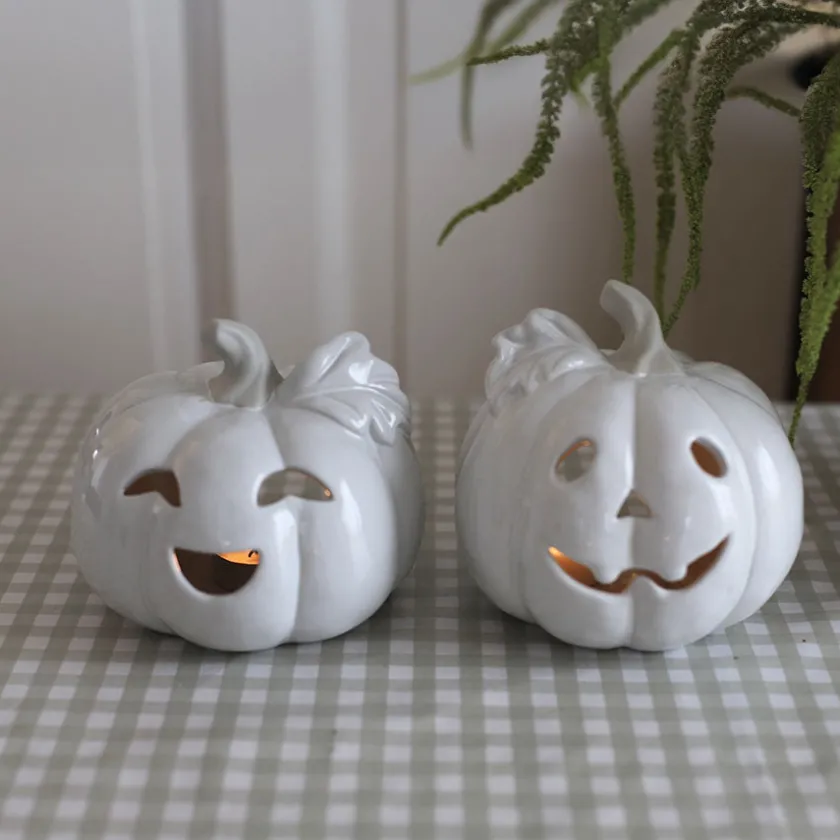 PORSGRUNDS PORSELÆNSFABRIK Porsgrunds Porselænsfabrik Gresskar Lyslykt Keramikk 15,5x12,8cm Sale