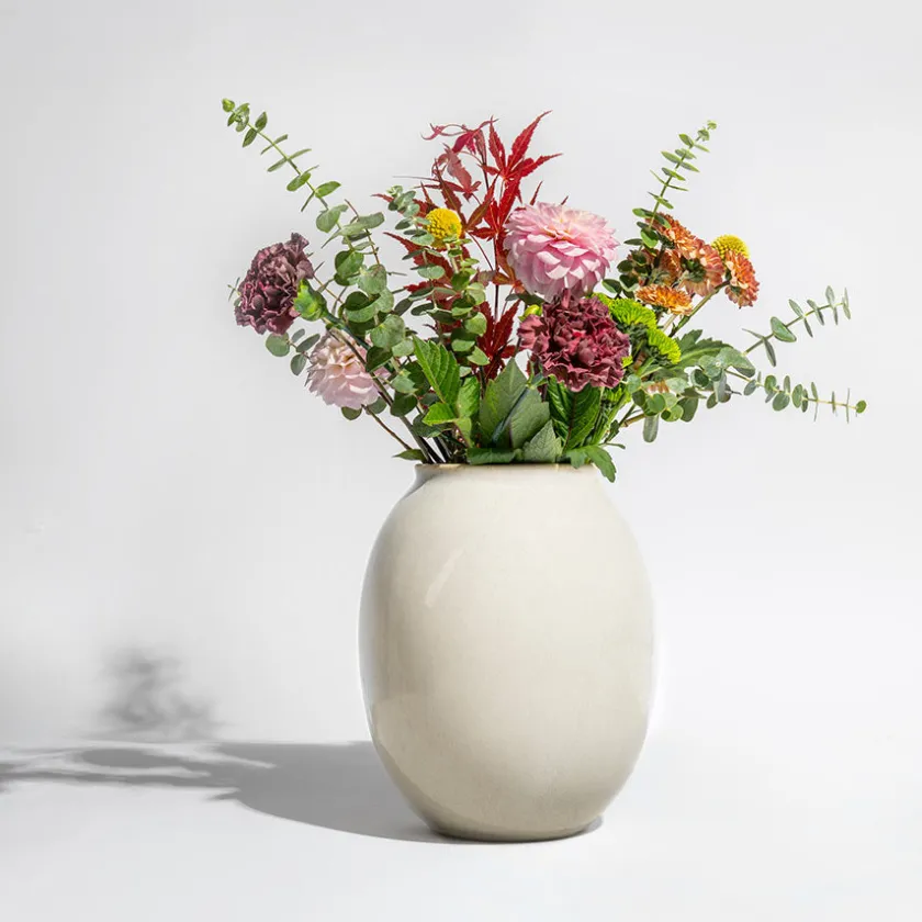 PORSGRUNDS PORSELÆNSFABRIK Porsgrunds Porselænsfabrik Soft Vase 21,5cm Off-White