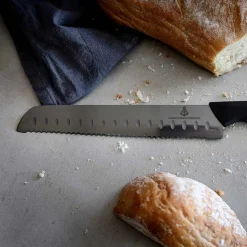 PORSGRUNDS PORSELÆNSFABRIK Porsgrunds Porselænsfabrik De Cuisson Brødkniv 21cm Sort Clearance