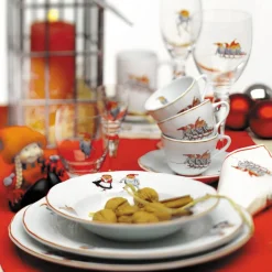 PORSGRUNDS PORSELÆNSFABRIK Porsgrunds Porselænsfabrik Nisseservise Kopp & Skål 15cl Best