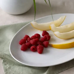 PORSGRUNDS PORSELÆNSFABRIK Porsgrunds Porselænsfabrik Bølge Hvitt Ovalt Serveringsfat 39cm Hot