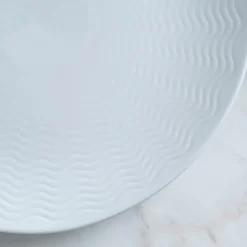 PORSGRUNDS PORSELÆNSFABRIK Porsgrunds Porselænsfabrik Bølge Hvitt Ovalt Serveringsfat 39cm Hot