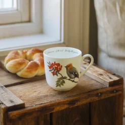 PORSGRUNDS PORSELÆNSFABRIK Porsgrunds Porselænsfabrik Fuglekrus 30cl Sidensvans Outlet