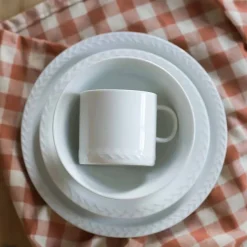 PORSGRUNDS PORSELÆNSFABRIK Porsgrunds Porselænsfabrik Pors Bolle 21cm Hvit New