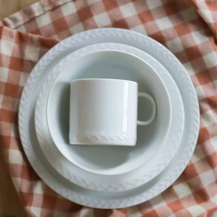 PORSGRUNDS PORSELÆNSFABRIK Porsgrunds Porselænsfabrik Pors Bolle 21cm Hvit New