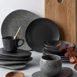 PORSGRUNDS PORSELÆNSFABRIK Porsgrunds Porselænsfabrik Natur Asjett 24cm Mørk Granitt Discount