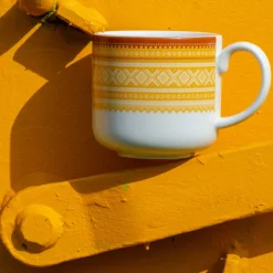 PORSGRUNDS PORSELÆNSFABRIK Porsgrunds Porselænsfabrik Marius Trend Krus 25 cl Gul