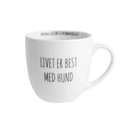 PORSGRUNDS PORSELÆNSFABRIK Porsgrunds Porselænsfabrik Hashtag Krus 38 cl Livet Er Best Med Hund Clearance