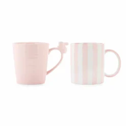 PORSGRUNDS PORSELÆNSFABRIK Porsgrunds Stripekopp 30cl Rosa 2pk Best