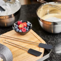 RØSLE Rösle Slikkepott 20cm Rustfritt Stål Sort New