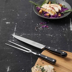 SABATIER Pluton Tranchèrsett 2 Deler Stål/Svart Hot