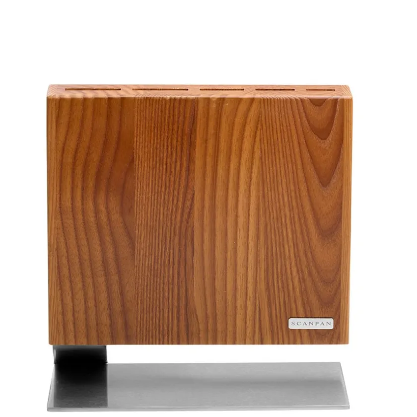 SCANPAN Knivblokk Karbonisert Aske Outlet