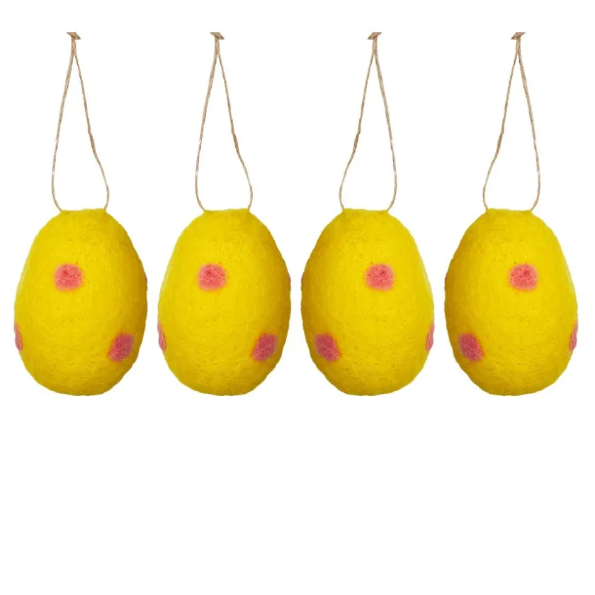 SEASONS Easter Collection Tovet Egg Ull 4x4cm 4pk Sale