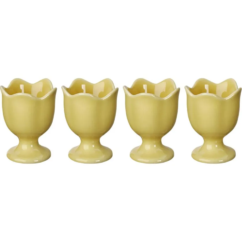 SEASONS Easter Collection Eggeglass 7cm 4pk Gul Discount