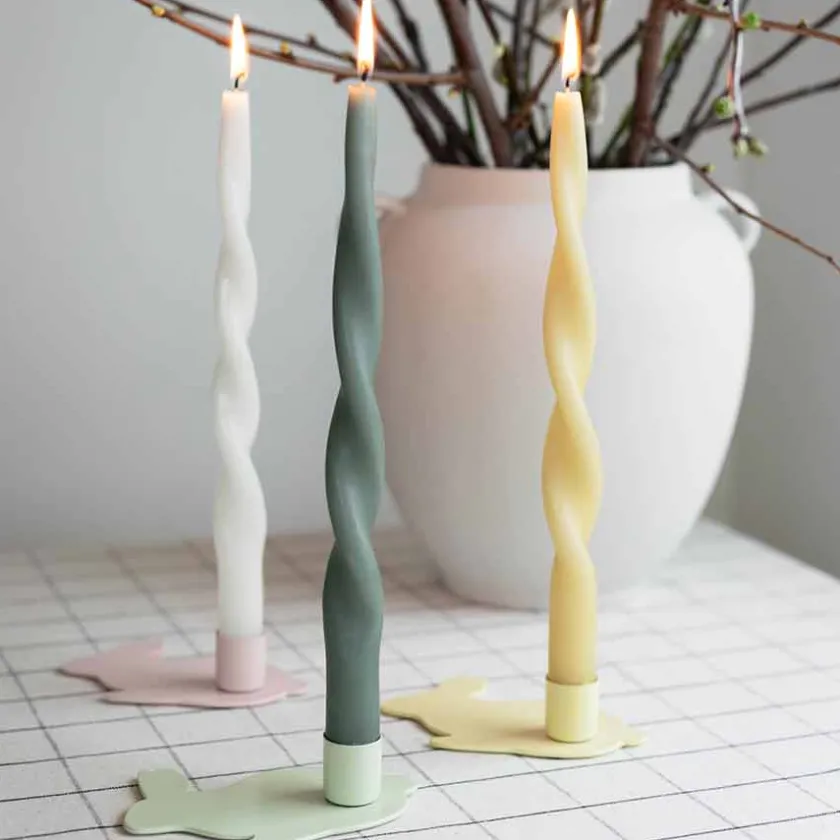 SEASONS Easter Collection Lysestake Hare 12,5cm Gul Online