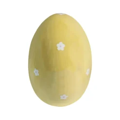 SEASONS Easter Collection Egg m/Blomster 16cm Gul Discount