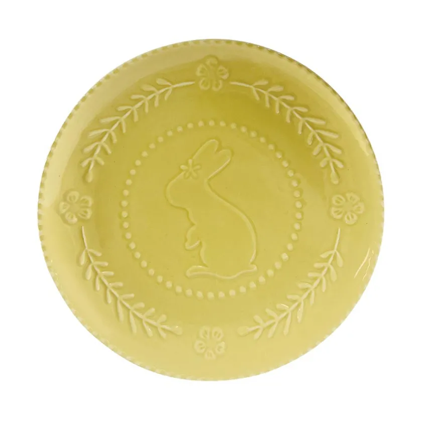 SEASONS Easter Collection Tallerken m/Hare 21cm Gul Online