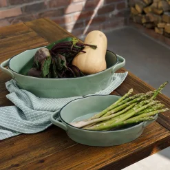 SEASONS Fall Collection Ildfaste Former Oval 2pk 30cm/40cm Grønn Hot