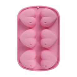 SEASONS Love Collection Bakeform Hjerter Silikon 25,5x17x3cm Rosa Best