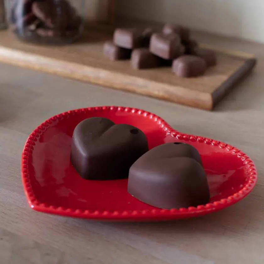 SEASONS Love Collection Hjerteformet Asjett 20cm Rød Clearance