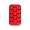 SEASONS Love Collection Isbitform Hjerter Silikon 22x11x2cm Rød Best