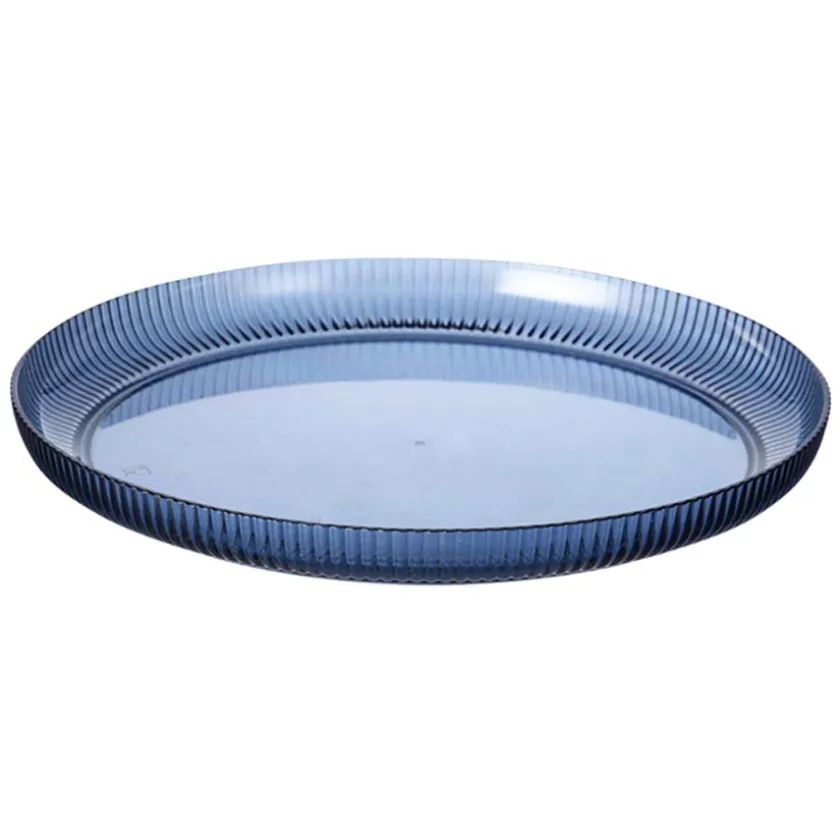 SEASONS Summer Collection Tallerken m/Riller 25cm Marine