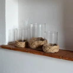 SEASONS Summer Collection Lyslykt Sylinder m/Flette 19cm Outlet