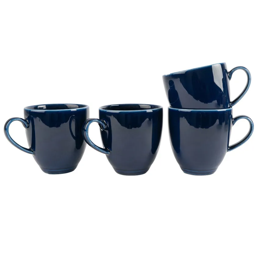 PORSGRUNDS PORSELÆNSFABRIK Sense Cobalt Krus 35cl 4pk Best