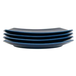PORSGRUNDS PORSELÆNSFABRIK Sense Cobalt Tallerken Firkant 27cm 4pk Sale