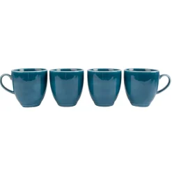 PORSGRUNDS PORSELÆNSFABRIK Sense Teal Krus 35cl 4pk Online
