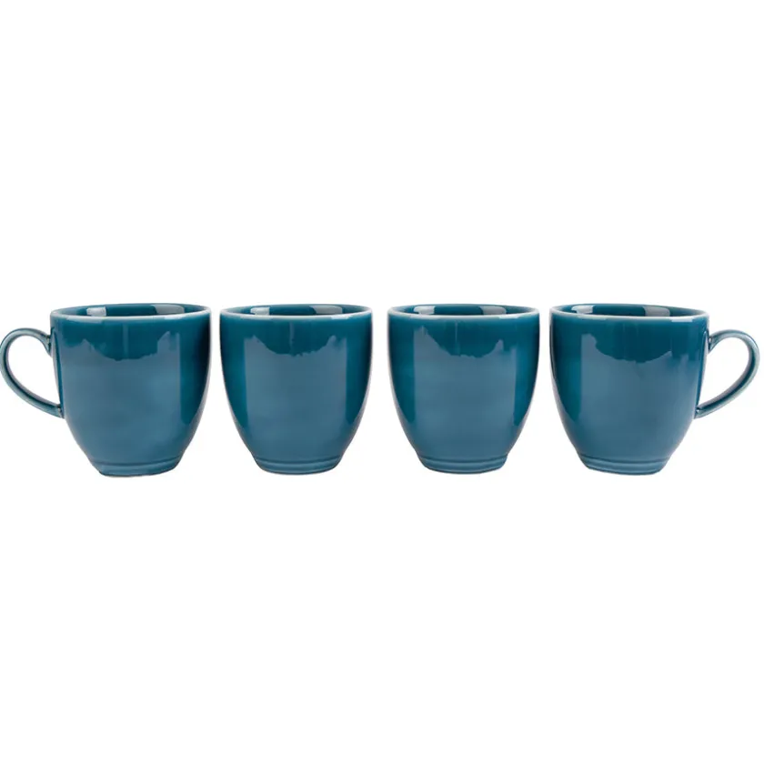 PORSGRUNDS PORSELÆNSFABRIK Sense Teal Krus 35cl 4pk Online