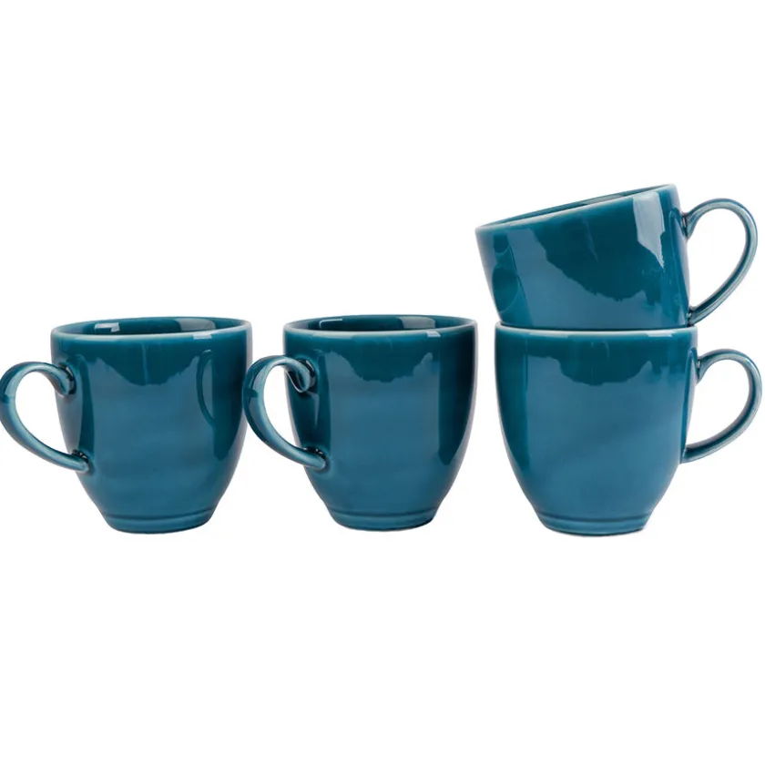 PORSGRUNDS PORSELÆNSFABRIK Sense Teal Krus 35cl 4pk Online