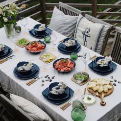 PORSGRUNDS PORSELÆNSFABRIK Sense Teal Tallerken 22 cm 4pk Clearance