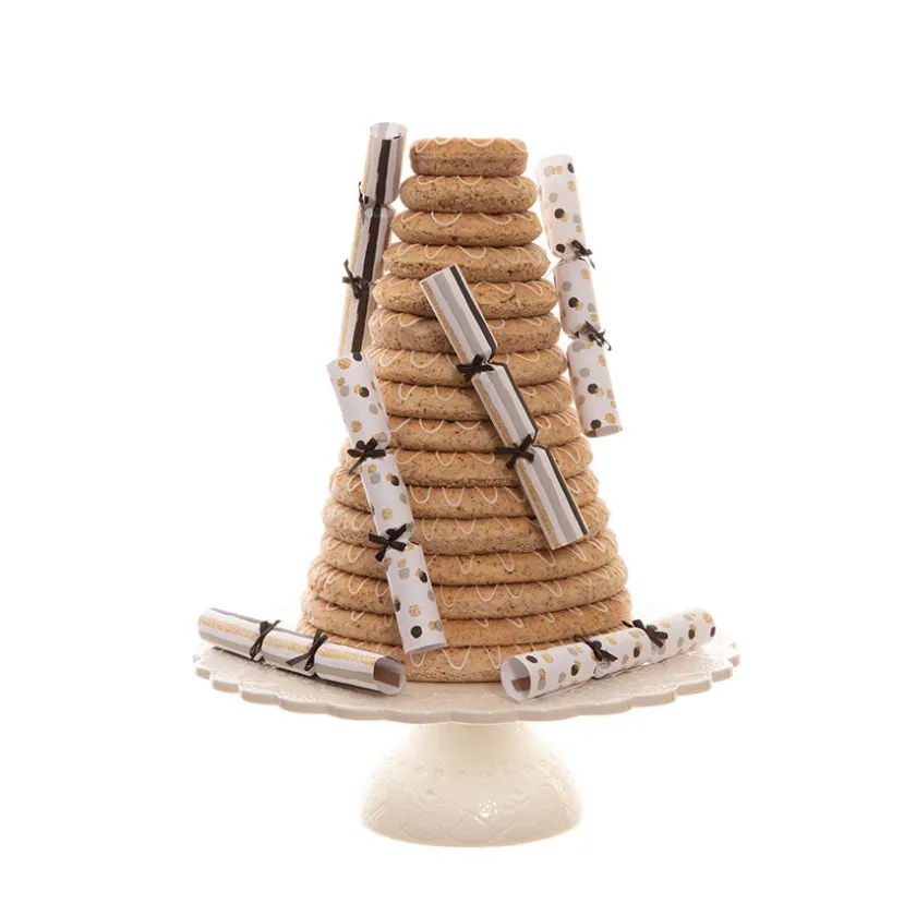 BØRSCOMPAGNIET AS Smell Bon-Bon Sort & Gull m/Glitter 6stk Hot