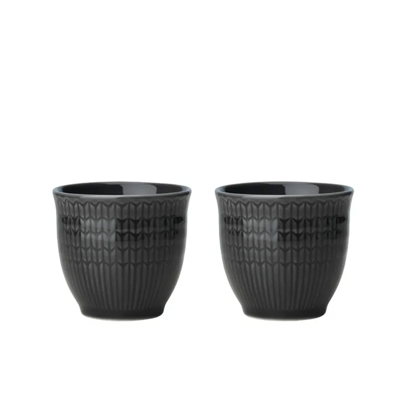 RÖRSTRAND Swedish Grace Eggeglass 4cl Grå/Sten 2pk Online