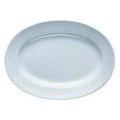 RÖRSTRAND Swedish Grace Ovalt Serveringsfat 32cm Is/Grå Outlet