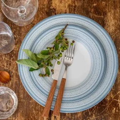 PORSGRUNDS PORSELÆNSFABRIK TALLERKEN FLAT 28 CM BLÅ - 4PK Online