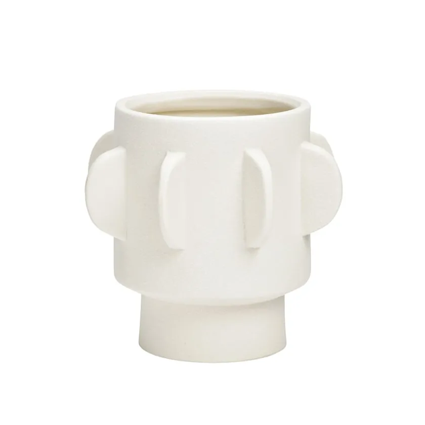 G.WURM Vase Porselen Hvit 14 cm New