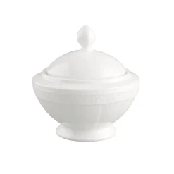 VILLEROY & BOCH White Pearl Sukkerskål 35cl med Lokk