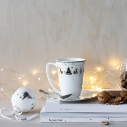 WIK & WALSØE Wik & Walsøe Julemorgen Girlander Skål Til Krus 30cl Hot