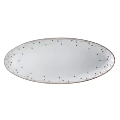 WIK & WALSØE Wik & Walsøe Julemorgen Girlander Ovalt Fat 41cm Clearance