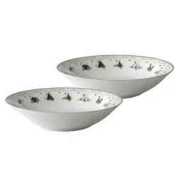 WIK & WALSØE Wik & Walsøe Julemorgen Story Dyp Tallerken 16cm 2pk Clearance