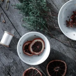 WIK & WALSØE Wik & Walsøe Stjernedryss Liten Bolle 12cm Hot