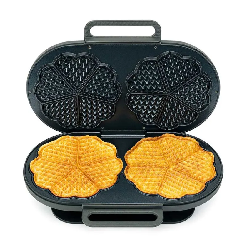 WILFA Joy Vaffeljern Dobbel WM5DB-200 Matt Sort 1500W Best